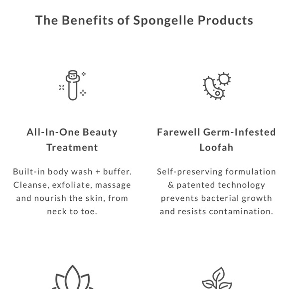 Spongelle pedi buffer with built in cleaner / refreshments body bar - Picture 9 of 11